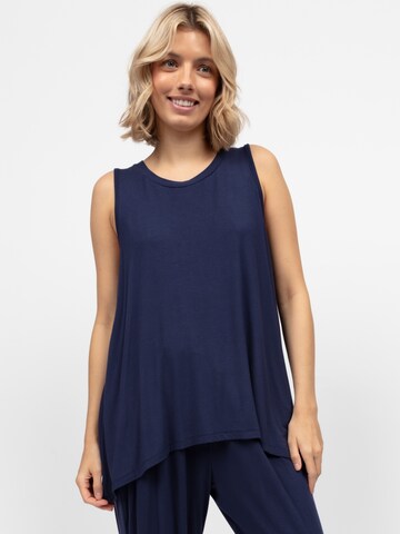 Cyberjammies Schlafshirt 'Alpes' in Blau: Vorderseite