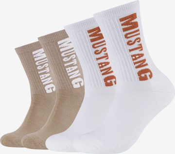 MUSTANG Socks in Beige: front