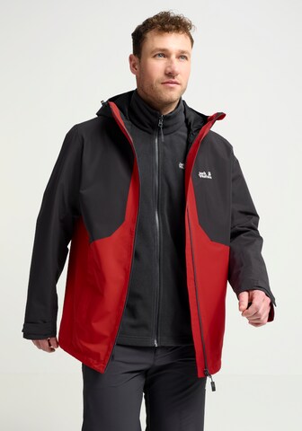 JACK WOLFSKIN Performance Jacket in Red