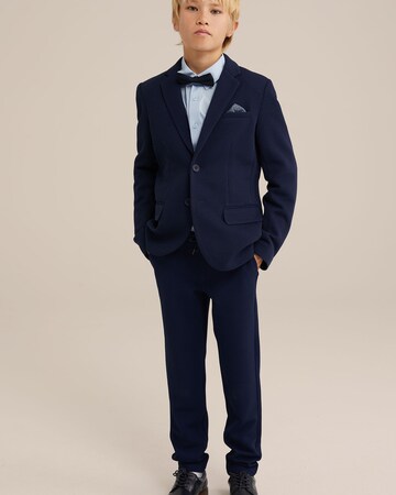 WE Fashion - Slimfit Pantalón en azul