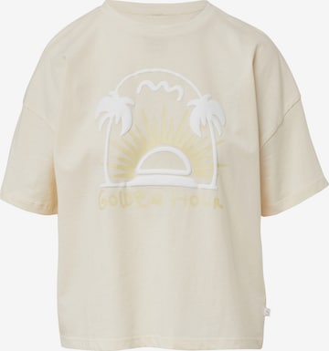 QS T-Shirt in Beige: Vorderseite