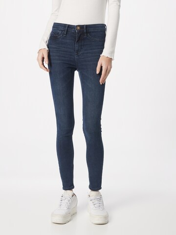 River Island Skinny Kavbojke 'MOLLY' | modra barva: sprednja stran