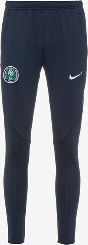 NIKE Slimfit Sportbroek in Blauw: voorkant