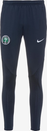 NIKE Pantalon de sport en bleu marine / vert foncé / blanc, Vue avec produit