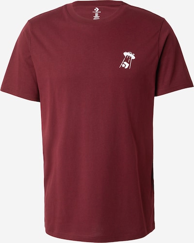 Marškinėliai 'OOTW' iš CONVERSE, spalva – tamsiai raudona / balta, Prekių apžvalga