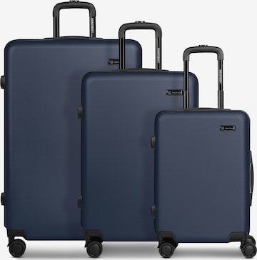 Smartbox Suitcase Set in Blue: front