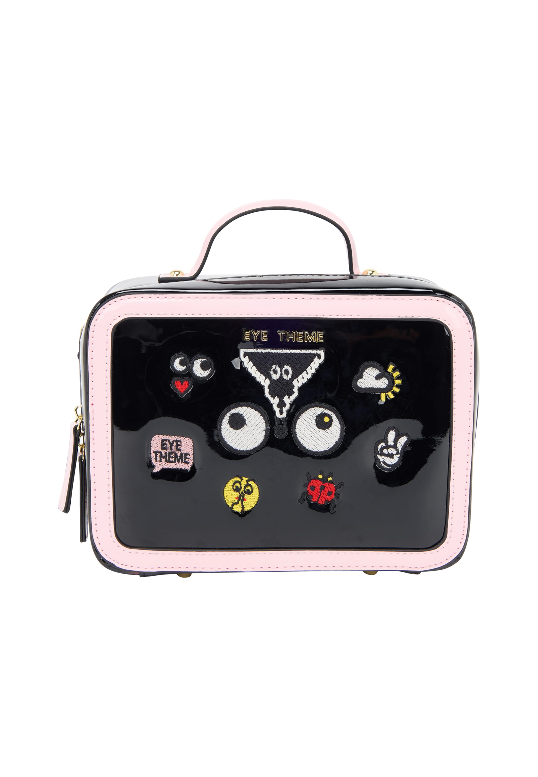 MYMO Käsilaukku 'Eyetheme' värissä musta: etupuoli
