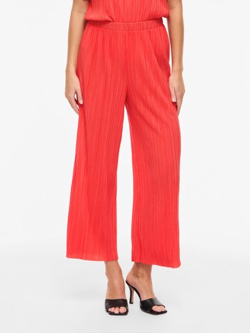 Wide leg Pantaloni 'VIPLISA' di VILA in rosso: frontale