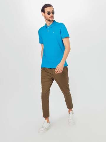 TOM TAILOR Regular Fit Poloshirt in Blau