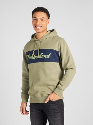 TIMBERLAND Sweatshirt in Groen: voorkant