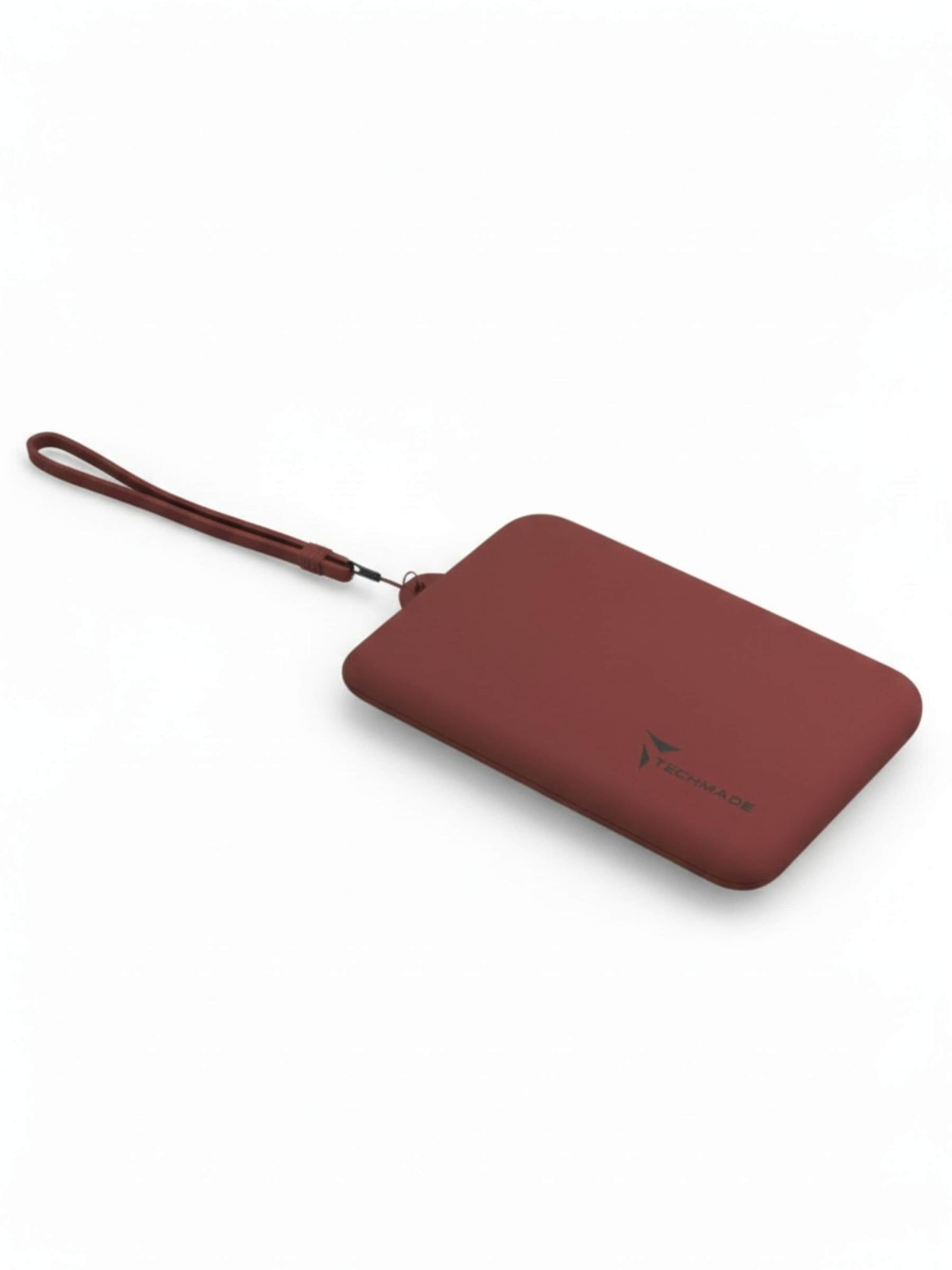 Montre digitale 'Glow Smartwatch mit passender Pochette' Techmade en rouge