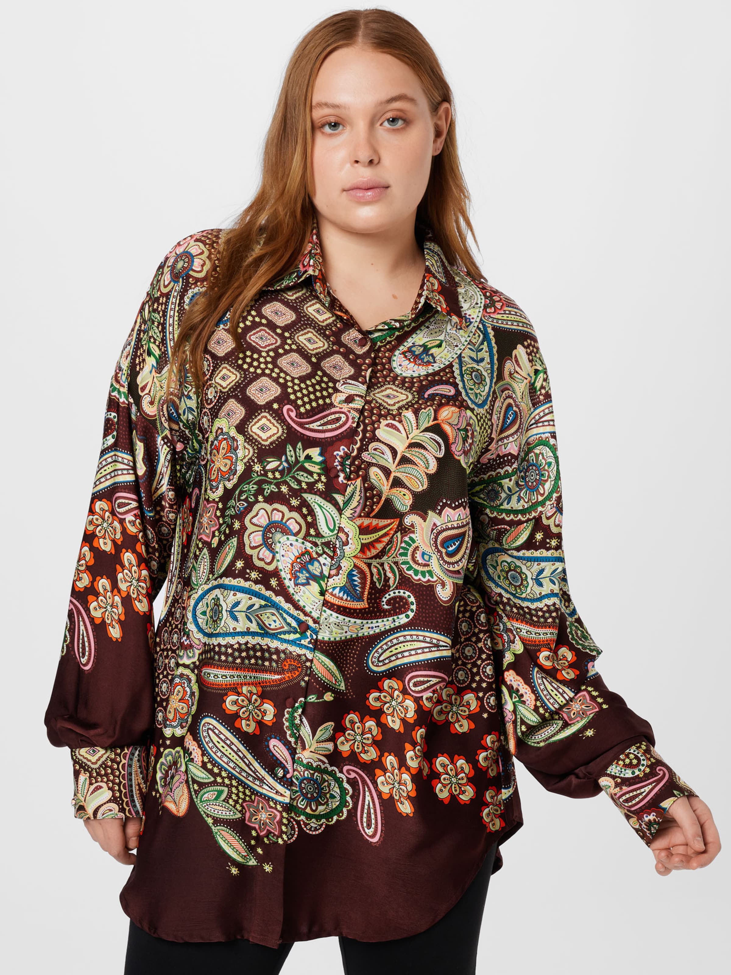 Frauen Große Größen Nasty Gal Plus Bluse in Schoko - CE76731 Frauen Große Größen Nasty Gal Plus Bluse in Schoko - CE76731