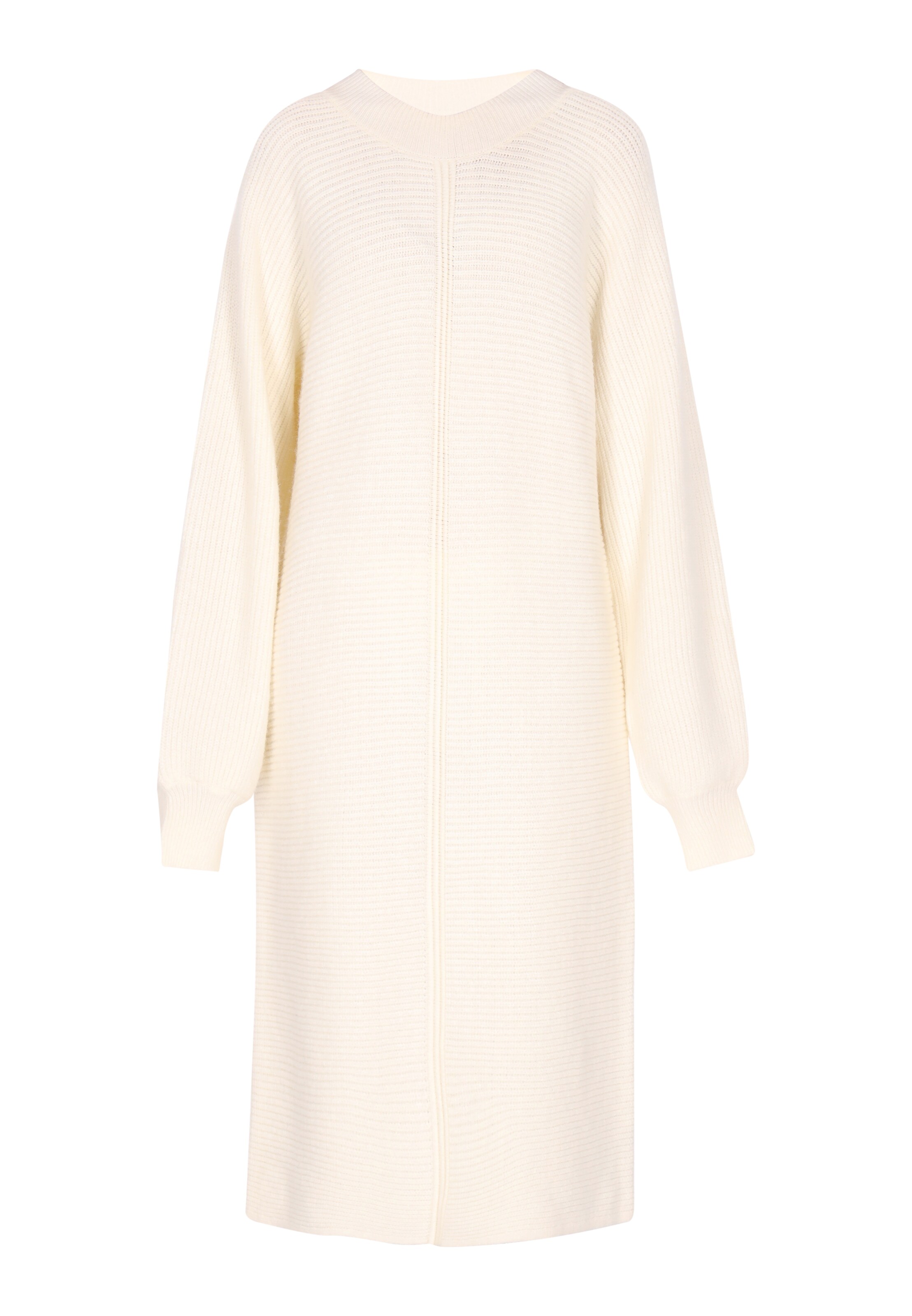 DreiMaster Vintage Jurk in Wit: voorkant