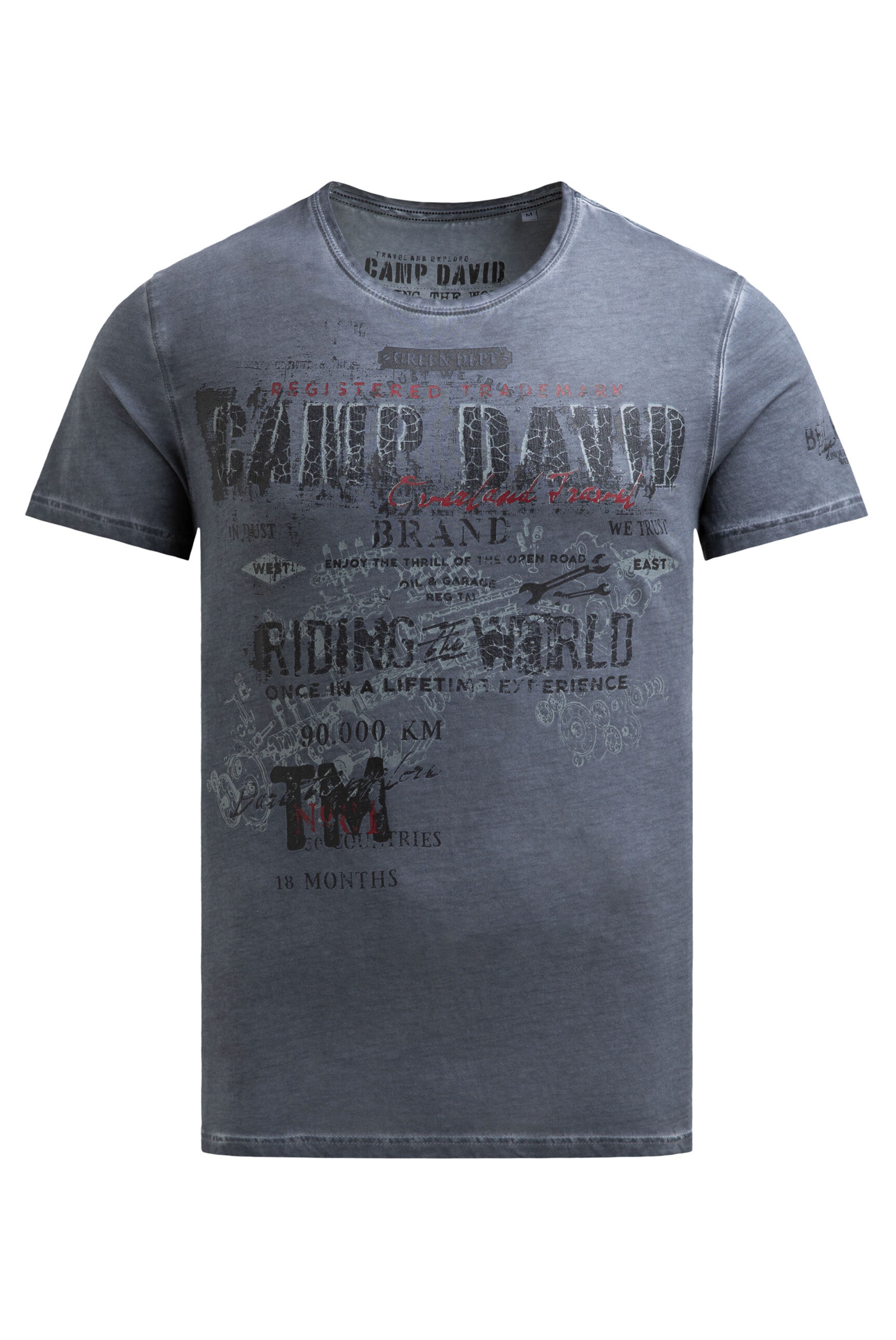 CAMP DAVID Bluser & t-shirts i blå: forside