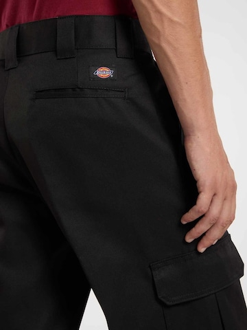 DICKIES Свободный крой Брюки-карго в Черный