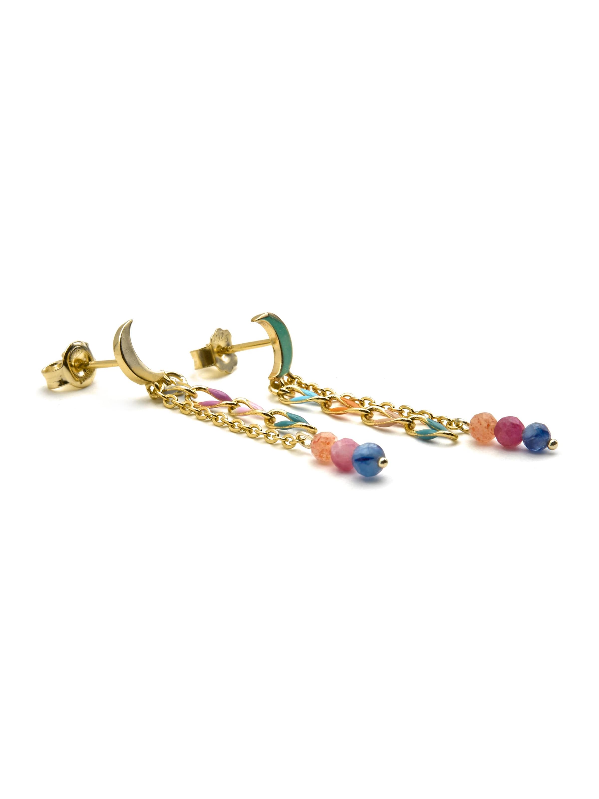 Luxenter Earrings 'Liesi' in Gold