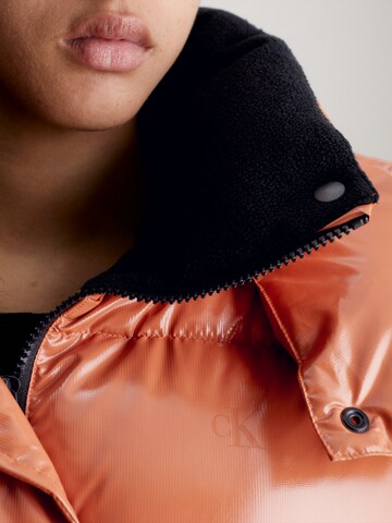 Calvin Klein Jeans Winterjacke in Orange