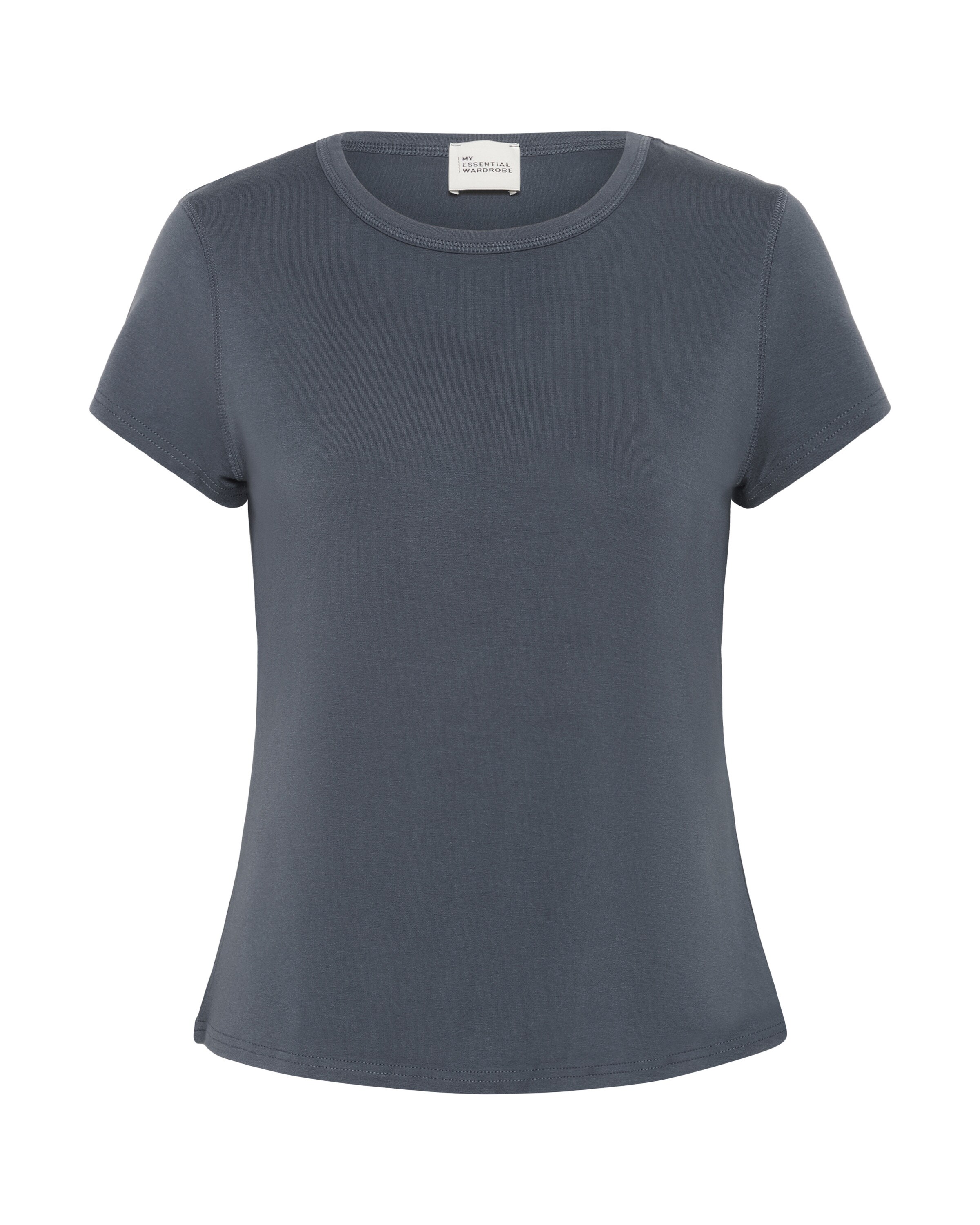 T-shirt My Essential Wardrobe en gris : devant