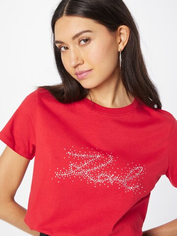 Karl Lagerfeld - Camiseta en rojo