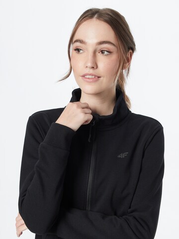 4F Sports sweat jacket in Black