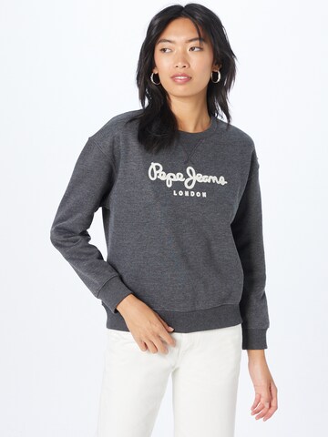 Sweat-shirt 'Nanette' Pepe Jeans en noir : devant