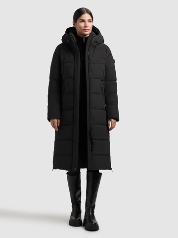 khujo Winter Jacket 'Inda' in Black