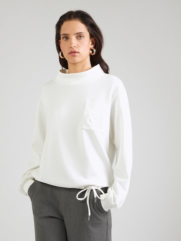 Sweat-shirt monari en blanc : devant
