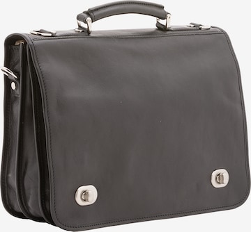 Borsa portadocumenti di Viola Castellani in nero: frontale