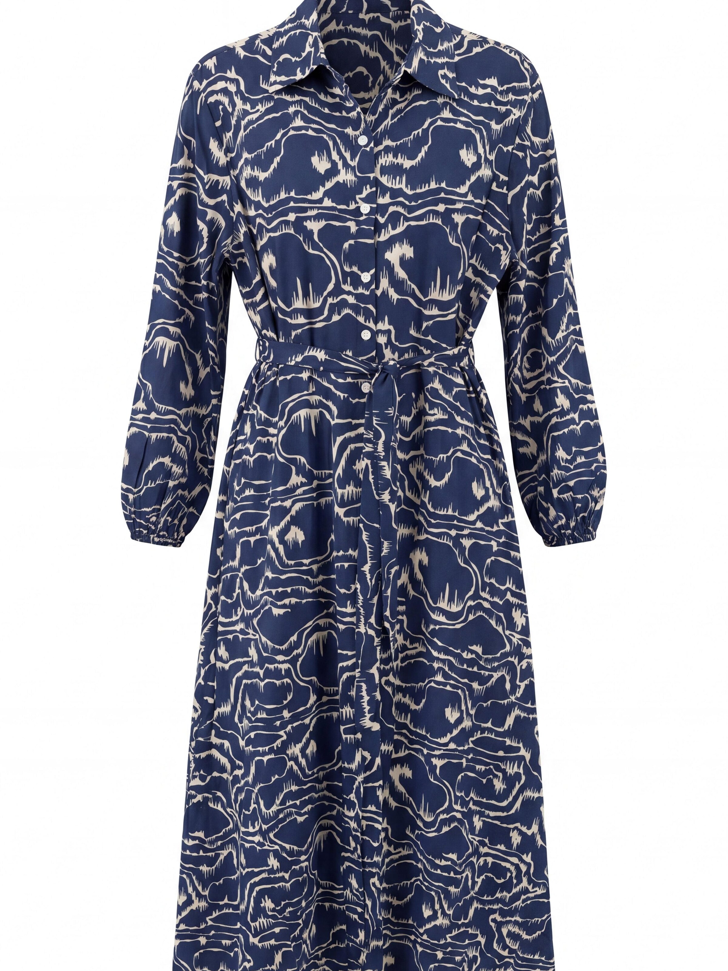 Shop Karey Shirt dress 'Marea' in Blue: front