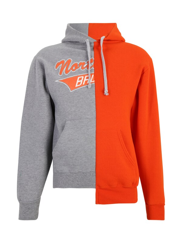 ABOUT YOU REBIRTH STUDIOS Sweatshirt 'BJOERN' in Grey, Orange