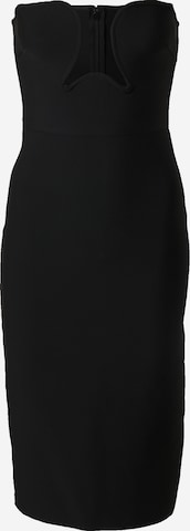 Rochie de cocktail 'Premium' de la Nasty Gal pe negru: față