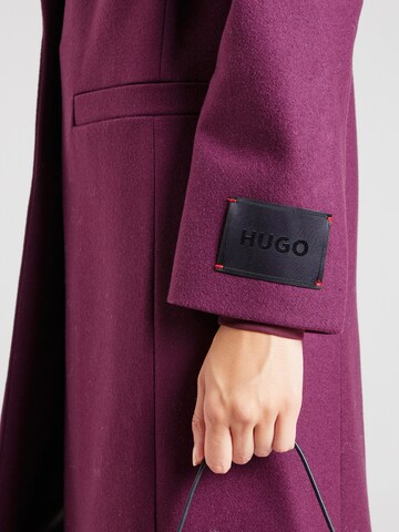 HUGO Between-Seasons Coat 'Mojeni' in Purple