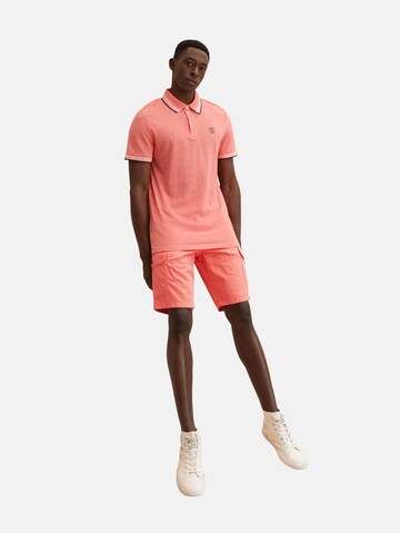 TOM TAILOR Poloshirt in Orange