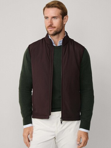Hackett London Bodywarmer in Bruin: voorkant