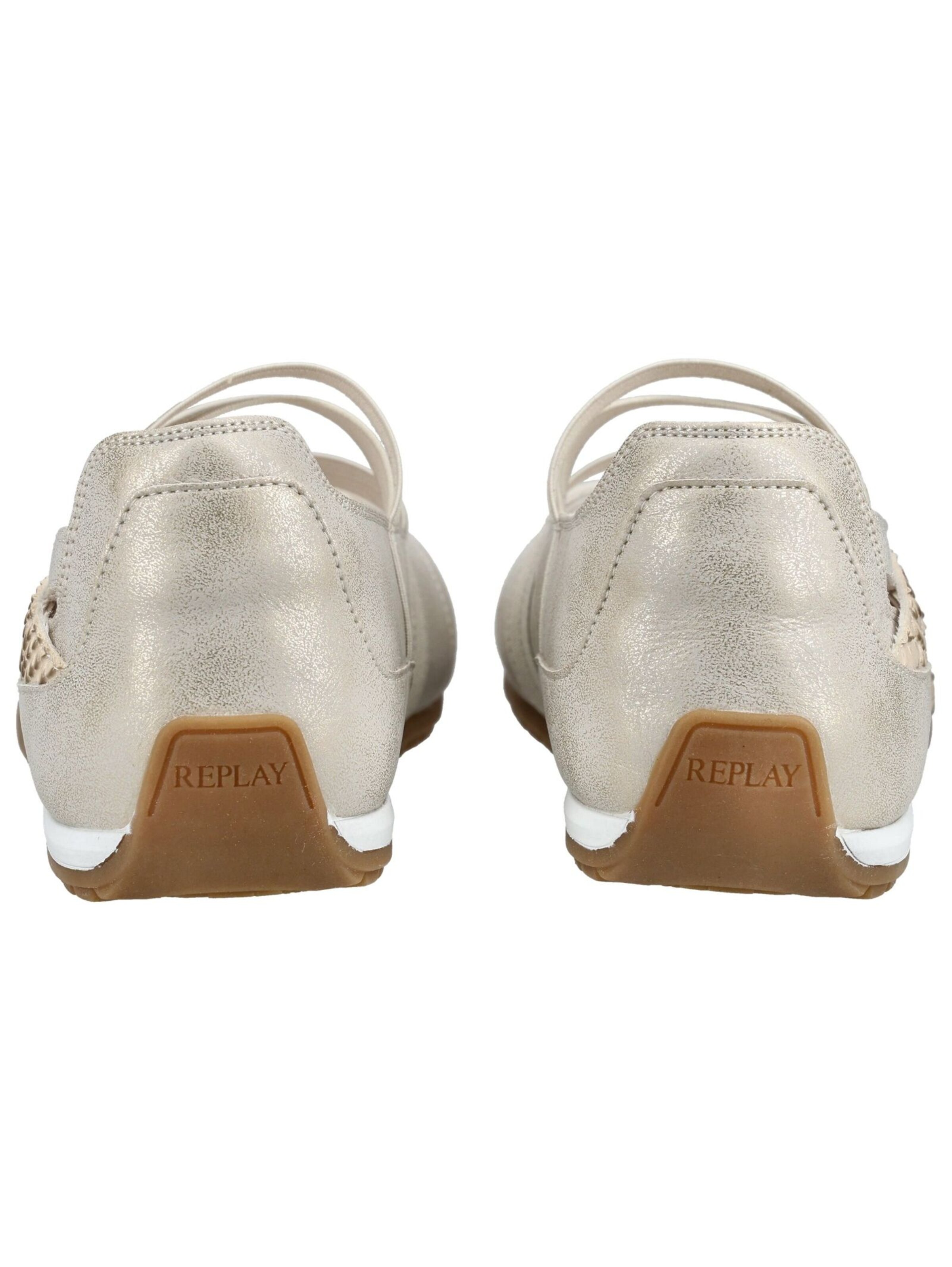 REPLAY Ballerina met riempjes in Goud