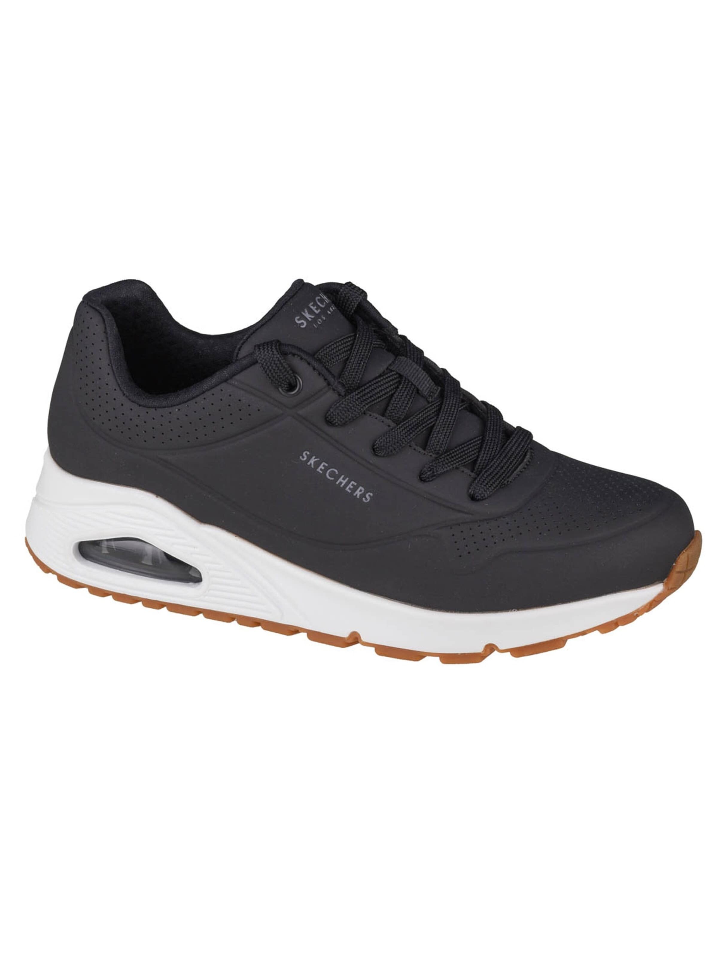 SKECHERS Sneakers laag 'Skechers Uno-Stand on Air' in Zwart: voorkant