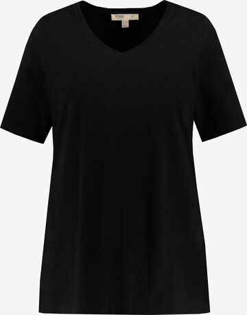 T-shirt Ulla Popken en noir