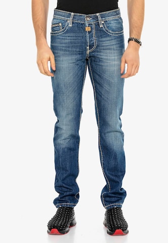 CIPO & BAXX Regular Jeans 'Flow' in Blauw: voorkant