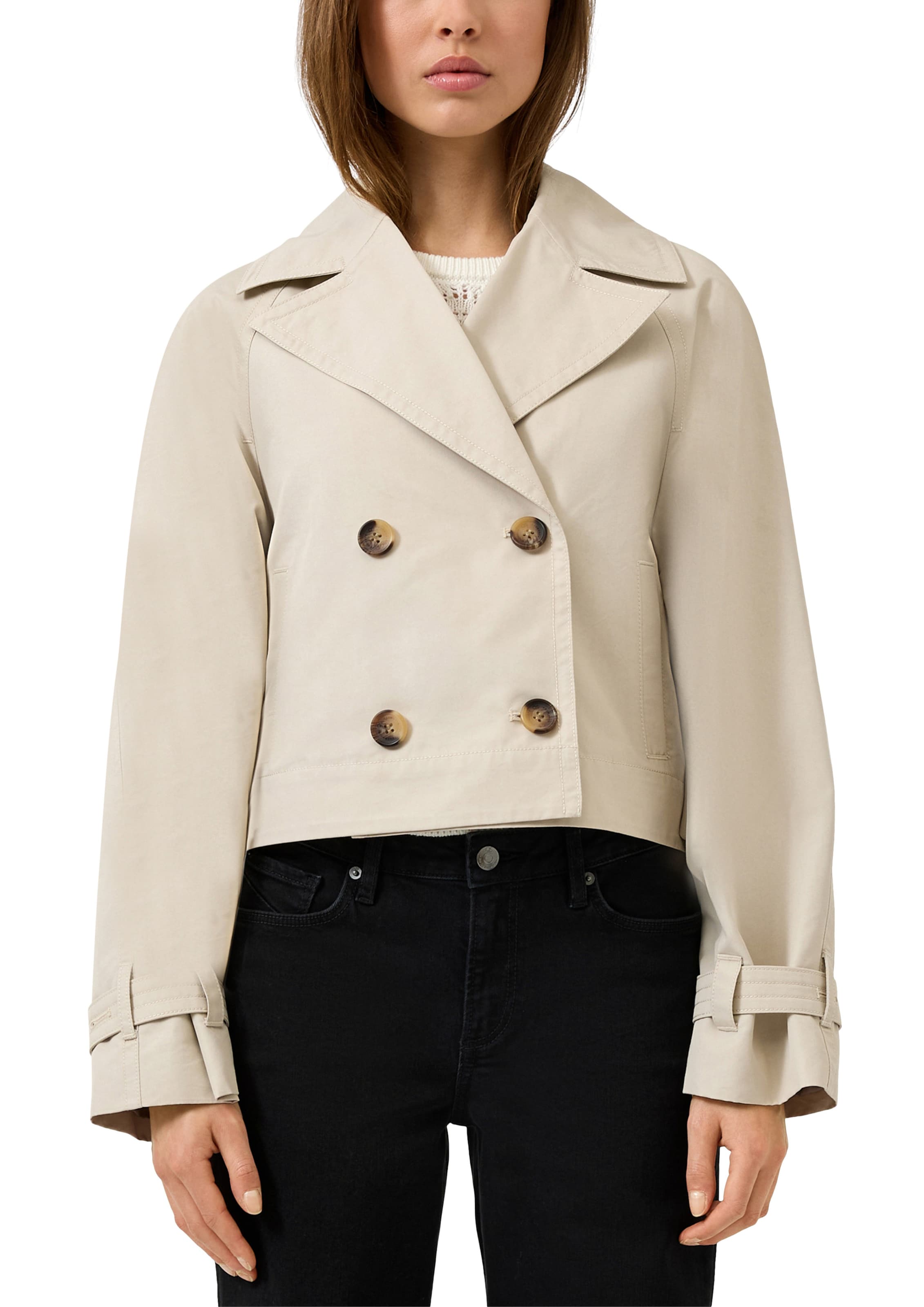 QS Jacke in Beige: Vorderseite