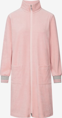 Rösch Short Bathrobe ' Nicki ' in Pink: front