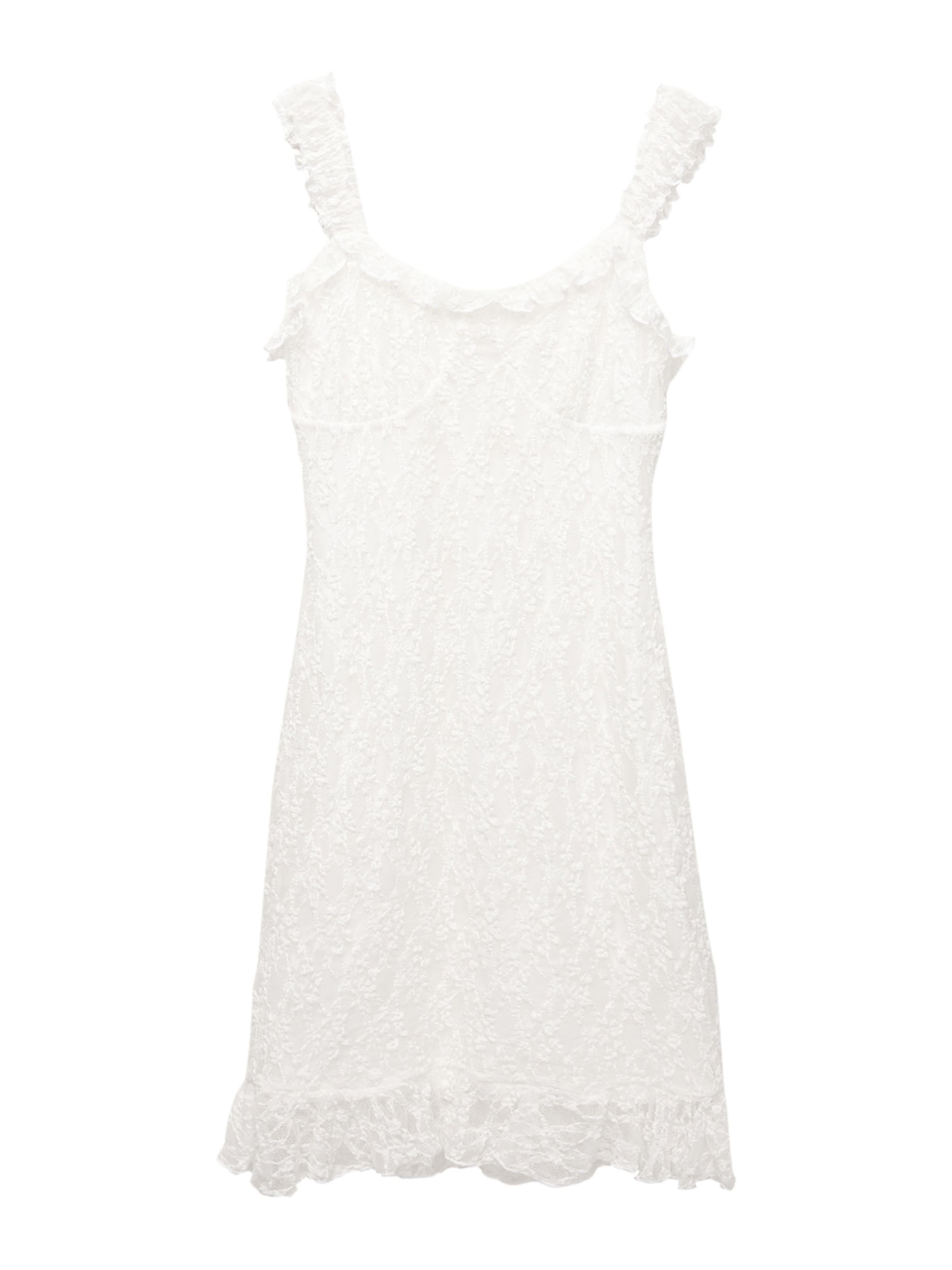 Pull&amp;BearLjetna haljina - bijela boja: prednji dio