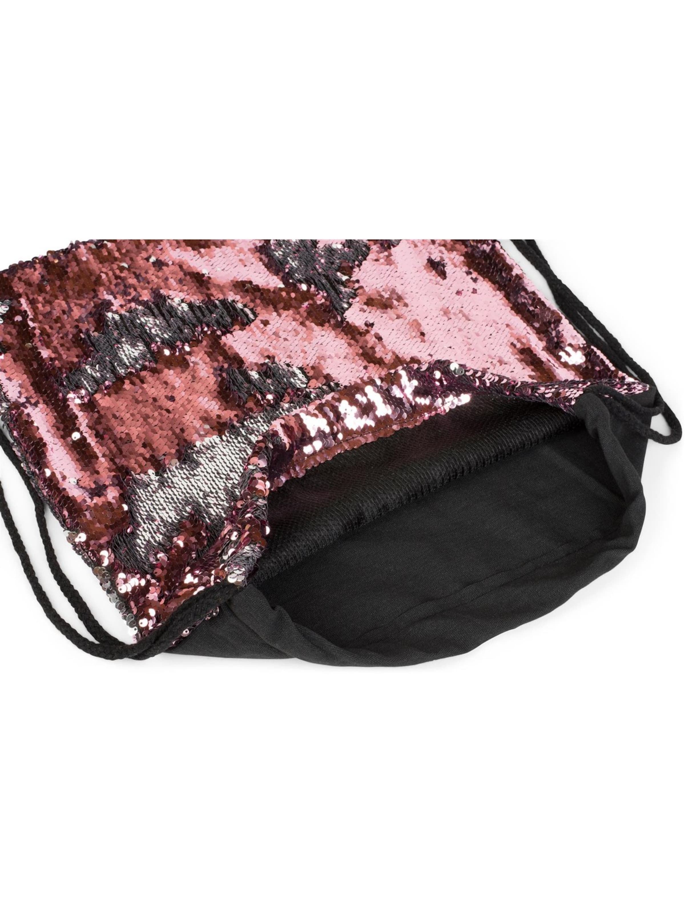 styleBREAKER Turnbeutel 'Turnbeutel mit Wendepailletten'‌‌‌‌‌‌‌‌‌‌ in Pink