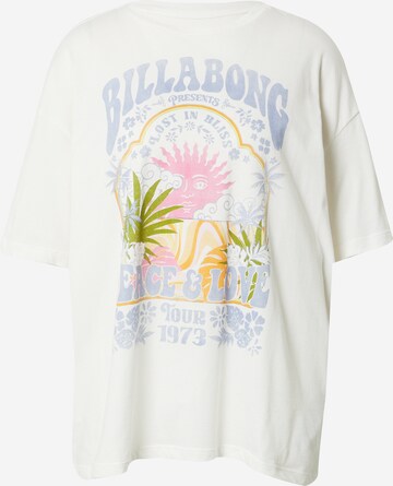 BILLABONG Тениска 'PEACE AND LOVE' в сиво: отпред