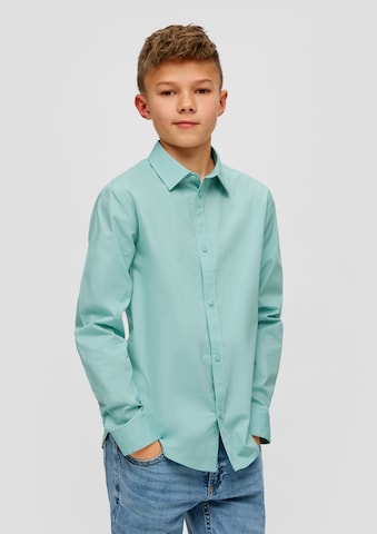 Coupe slim Chemise s.Oliver en bleu : devant