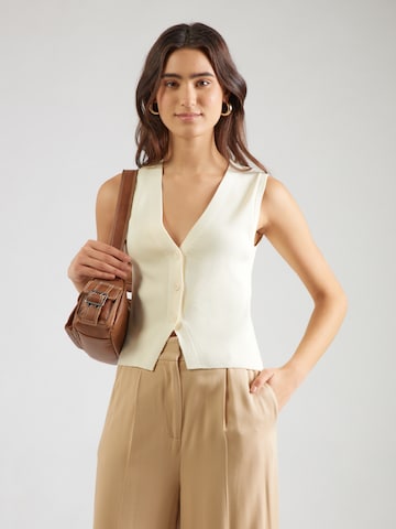 ONLY Strikvest 'ONLALICE' i beige: forside