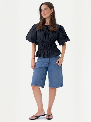 TEESHOPPEN Top ' Valentina ' in Zwart