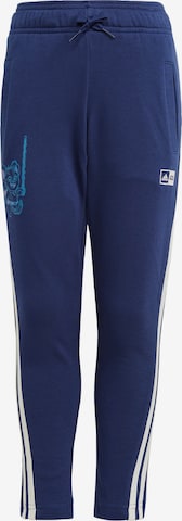 ADIDAS SPORTSWEAR Regular Workout Pants 'Star Wars Young Jedi' in Blue: front