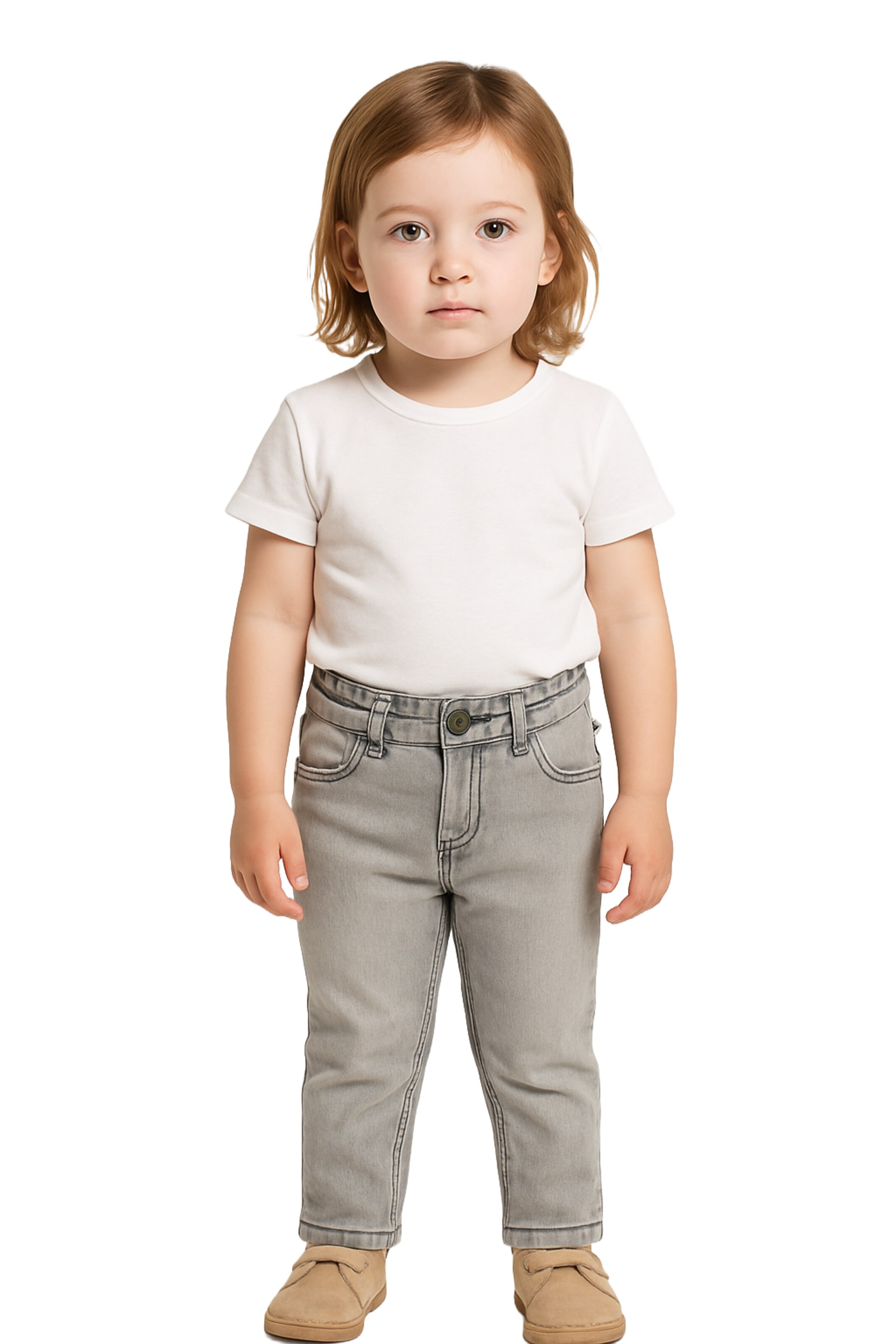 Panço Regular Jeans in Grey: front