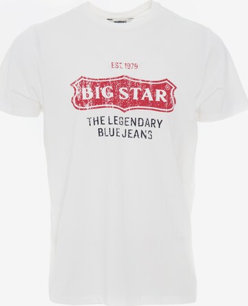 BIG STAR Shirt in White: front