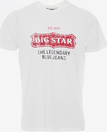 T-Shirt BIG STAR en blanc : devant